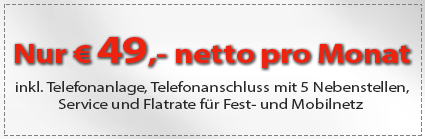 49 neto pro monat € 49,00 netto pro Monat